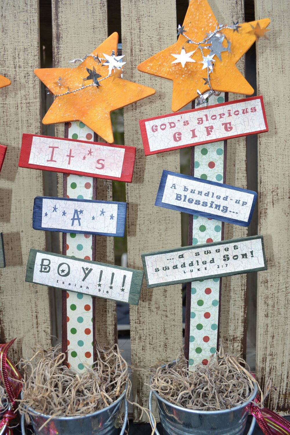 AGD CHRISTmas Decor - Prim Bethlehem Stable - PSP #7 4pc. Set