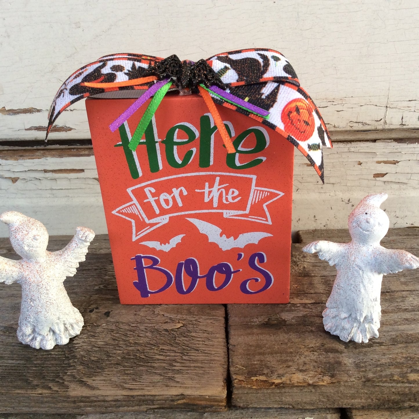 AGD Halloween Decor - Here for the Boos Ghost Bundle 3pc Set