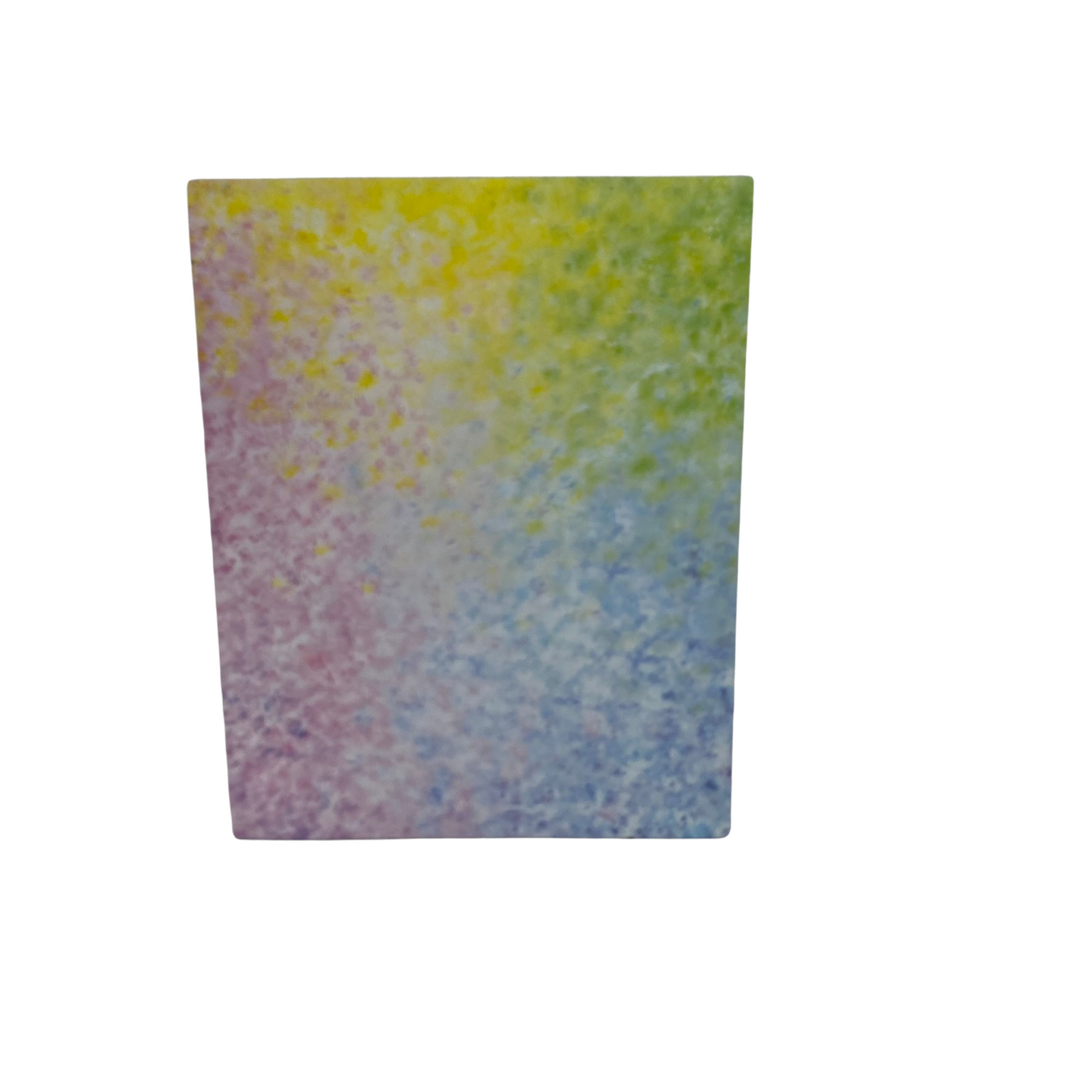 AGD Easter Decor - Pastel He Is Risen Cross Block Sign