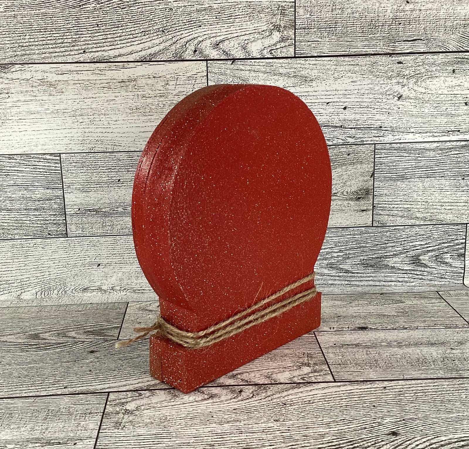 AGD Christmas Decor - Be Merry Snow Globe Chunky Wood Shaker