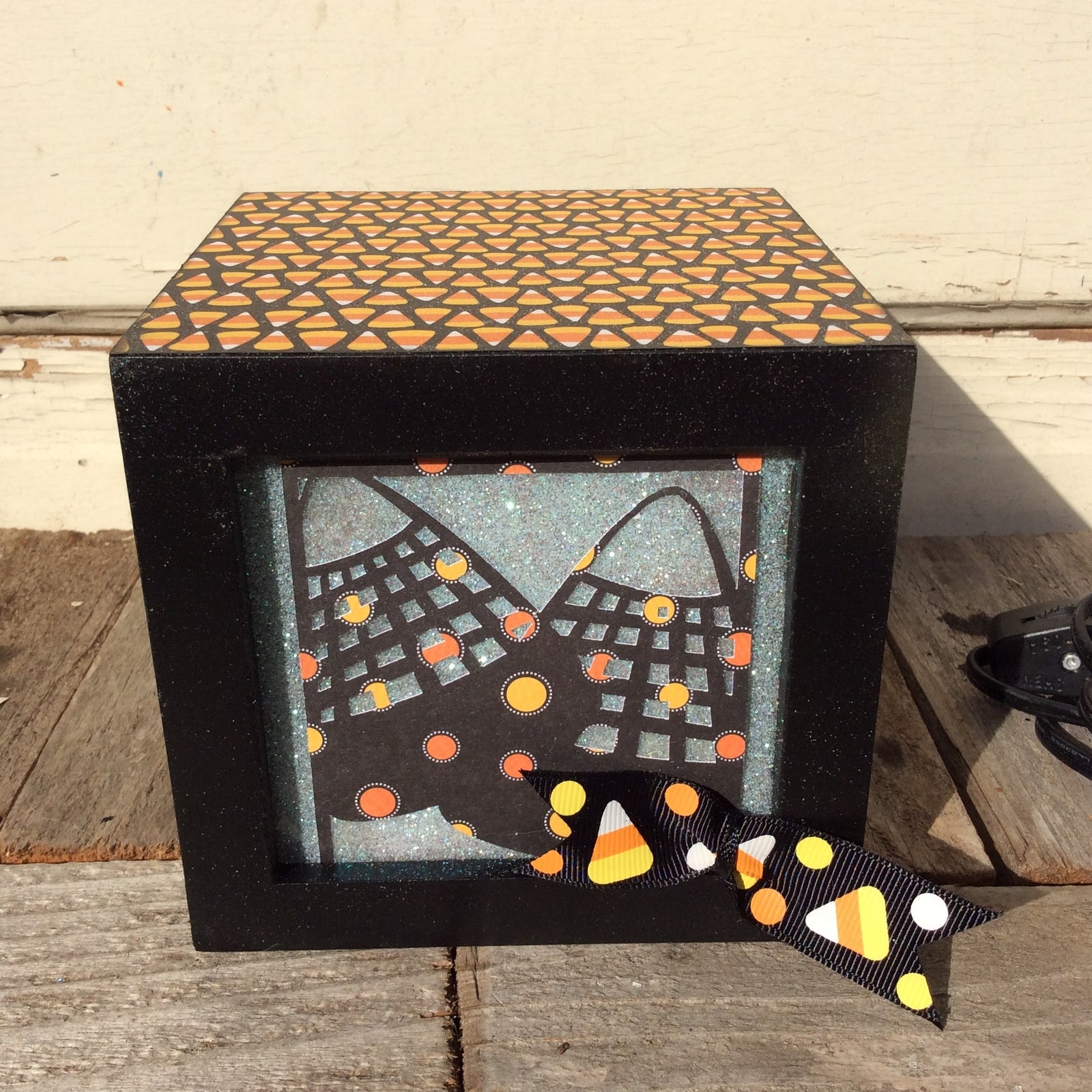 AGD Halloween Decor - Candy Corn Light Box
