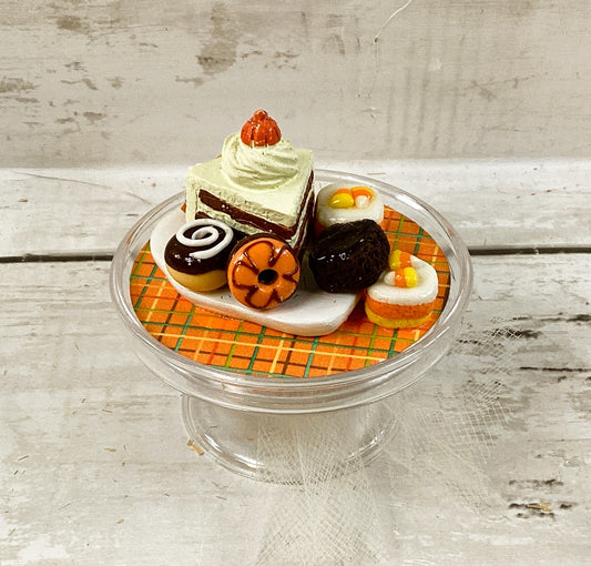 AGD Fall Decor - Miniature Pumpkin Spice Harvest Desserts Display