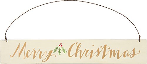 PBK Christmas Decor - Merry Christmas Tin Ornament #31664