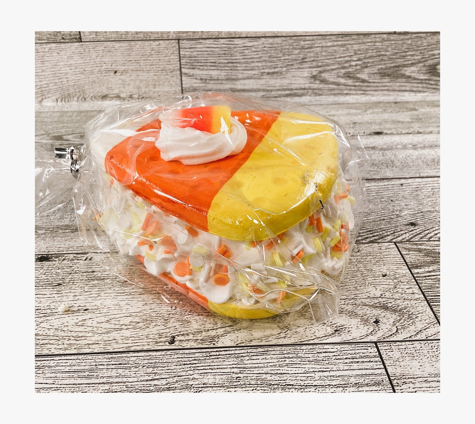AGD Halloween Decor - Fake Artificial Candy Corn Food 5pc Tier Tray Set