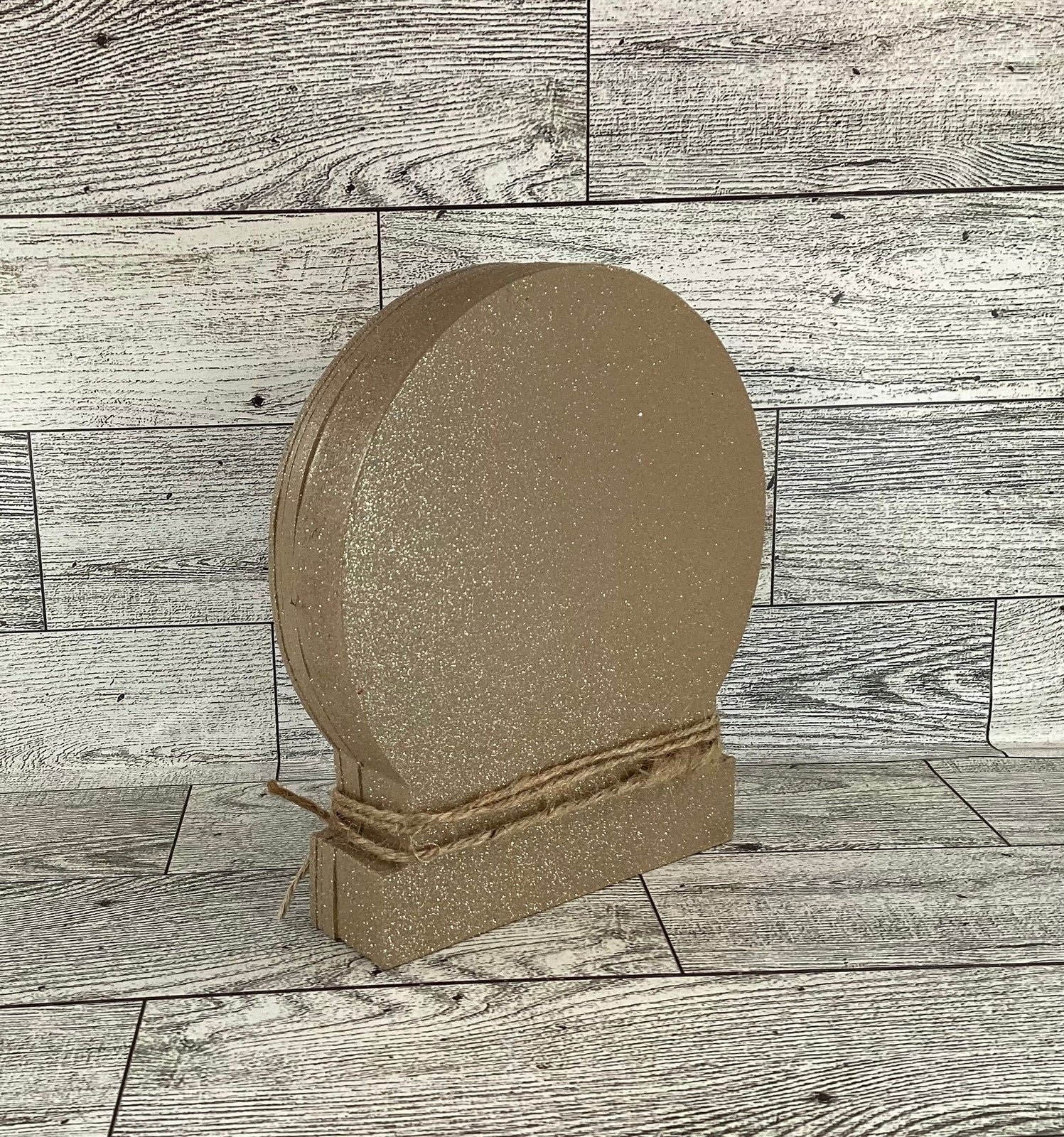 AGD Christmas Decor - Silent Night Snow Globe Chunky Wood Shaker