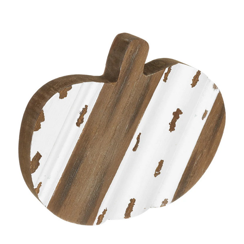 Collins Fall Decor - Small Natural and White Pumpkins 3pc Set