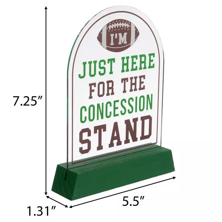 HL Fall Decor - Football Concession Snack Stand
