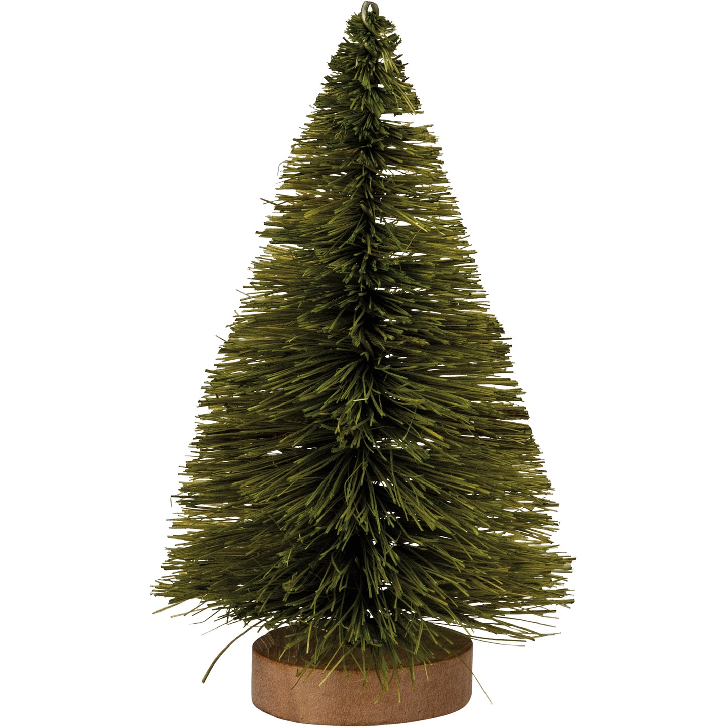 PBK Christmas Decor - Small Green Sisal Bottle-brush Trees 3pc Set
