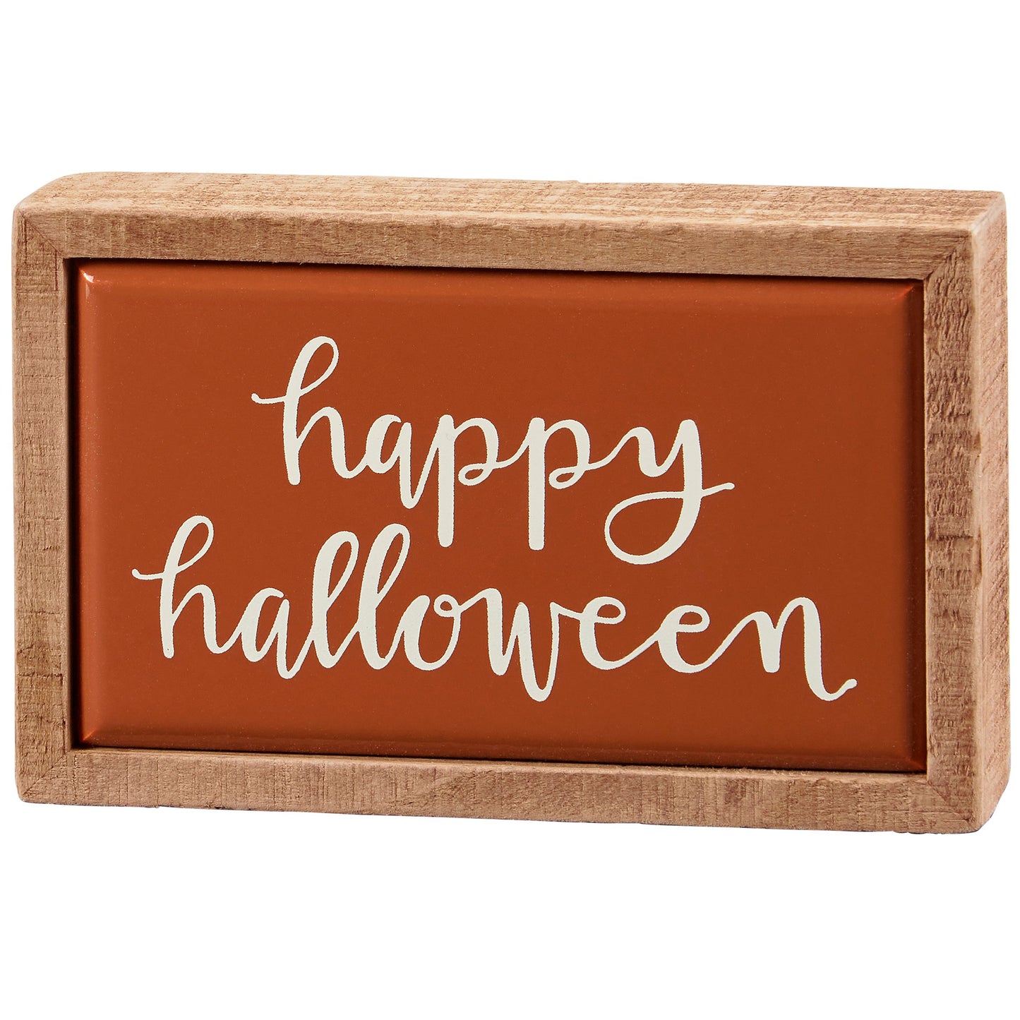 PBK Halloween Decor - Happy Halloween SMALL Tier Tray Block Box Sign