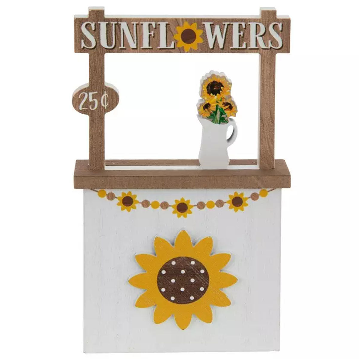 HL Fall Decor - Mini Tabletop Tier Tray Sunflower Booth