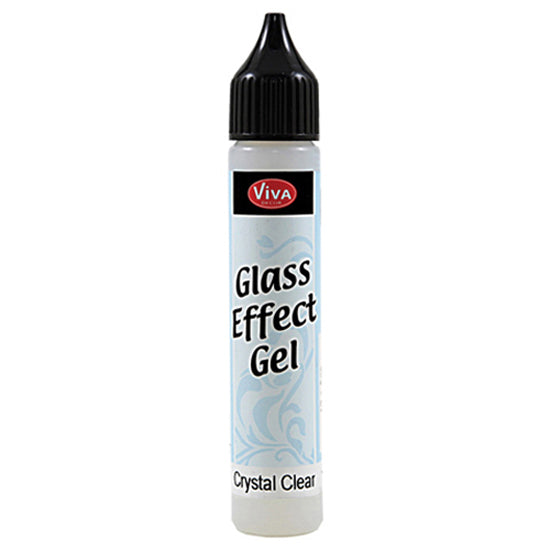 Viva Decor 130080 Glass Effect Gel 28ml, Crystal Clear