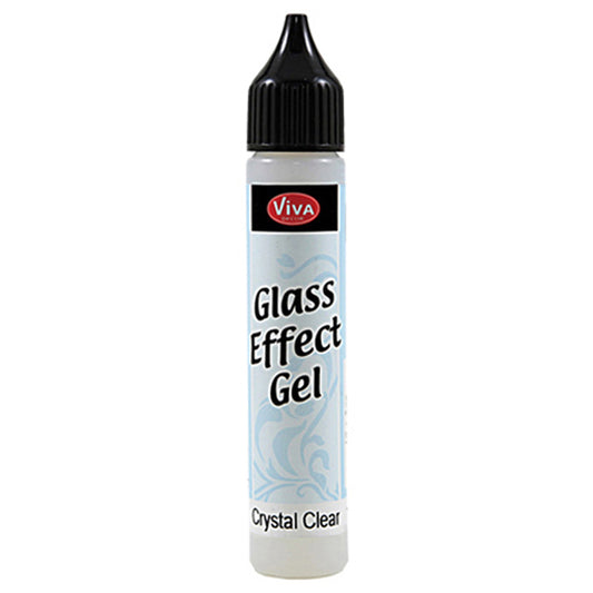 Viva Decor 130080 Glass Effect Gel 28ml, Crystal Clear