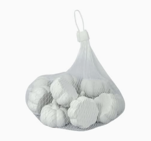 Make Market Halloween Craft Supply - DIY Small Unfinish White Pumpkins