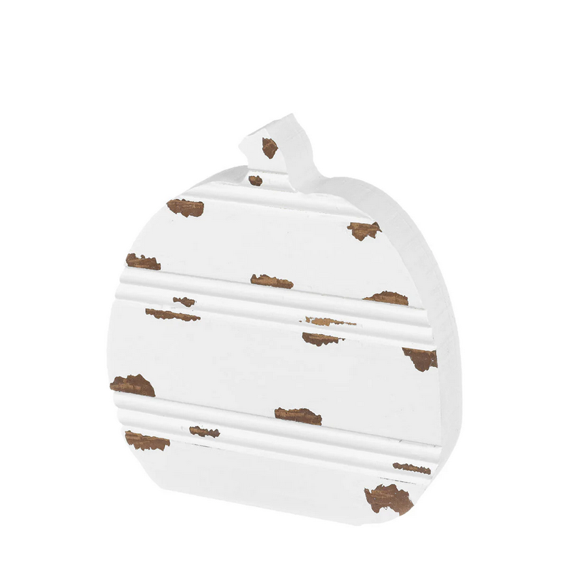 Collins Fall Decor - Small Natural and White Pumpkins 3pc Set