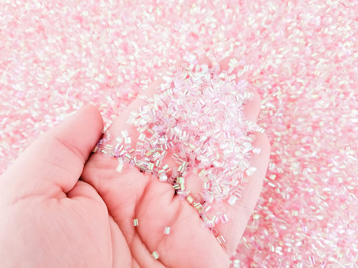 AGSD Craft Supply - Bingsu Beads for Slime 3-D Glitter Projects 25grams - Various Colors