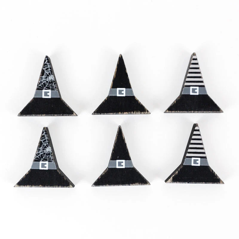 Adams & Co Halloween Decor - Letterboard Wood Icon Shapes Charms Various Designs