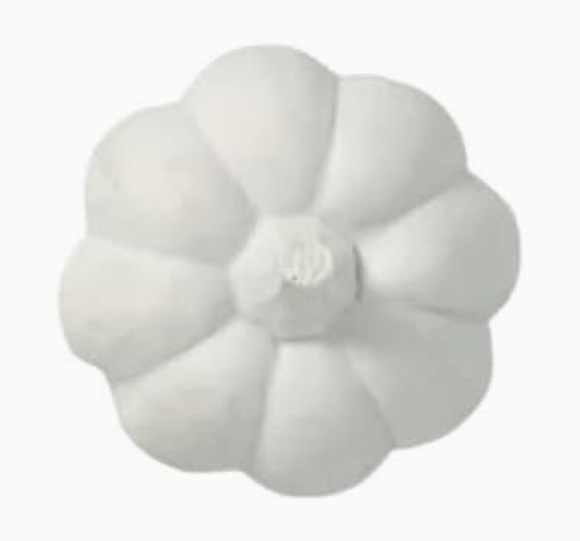 Make Market Halloween Craft Supply - DIY Small Unfinish White Pumpkins
