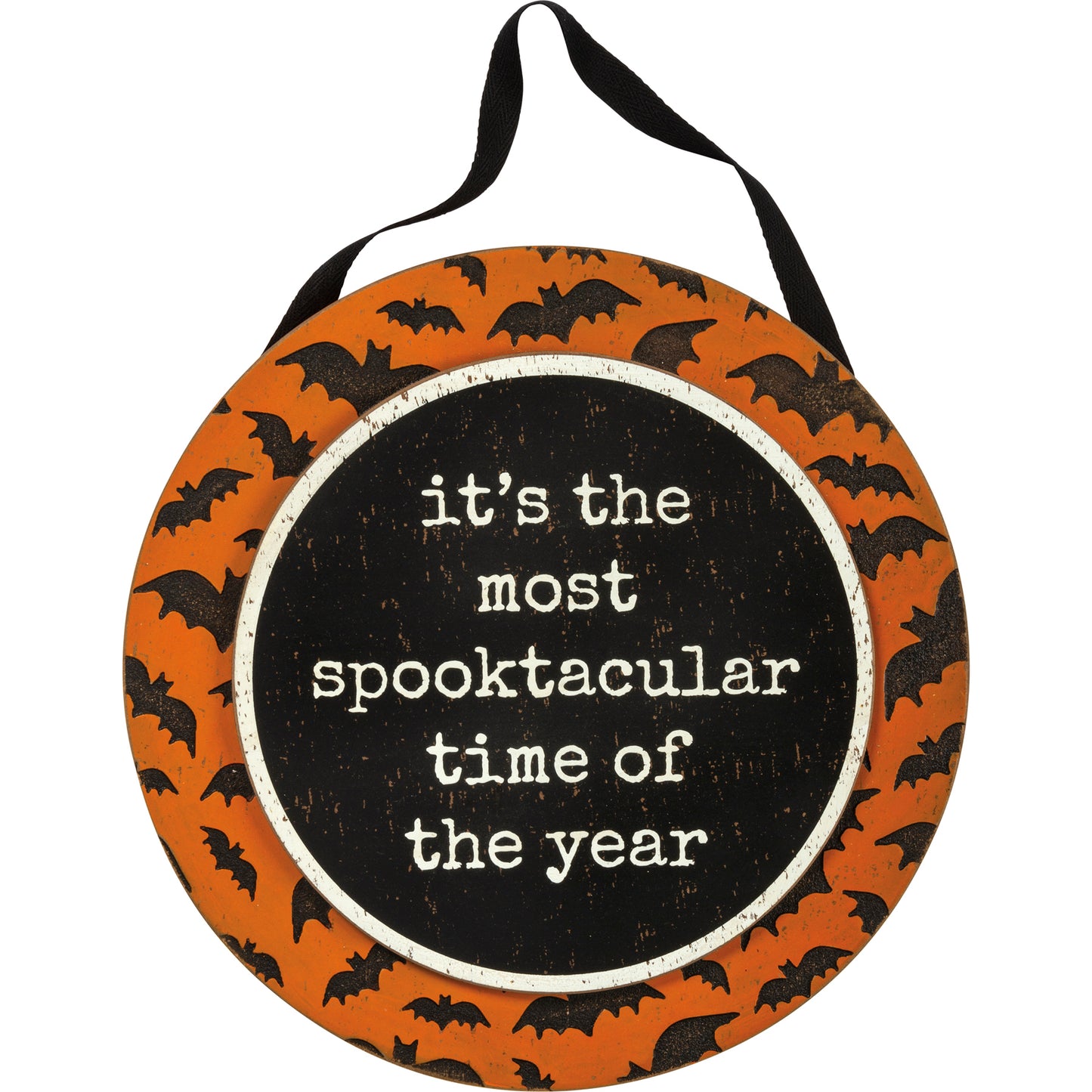 PBK Halloween Decor - Most Spooktacular Time of the Year Wreath Wall Sign
