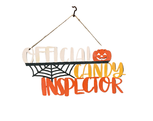 AGSD Halloween Decor - Official Candy Collector Wall Door Wreath Sign