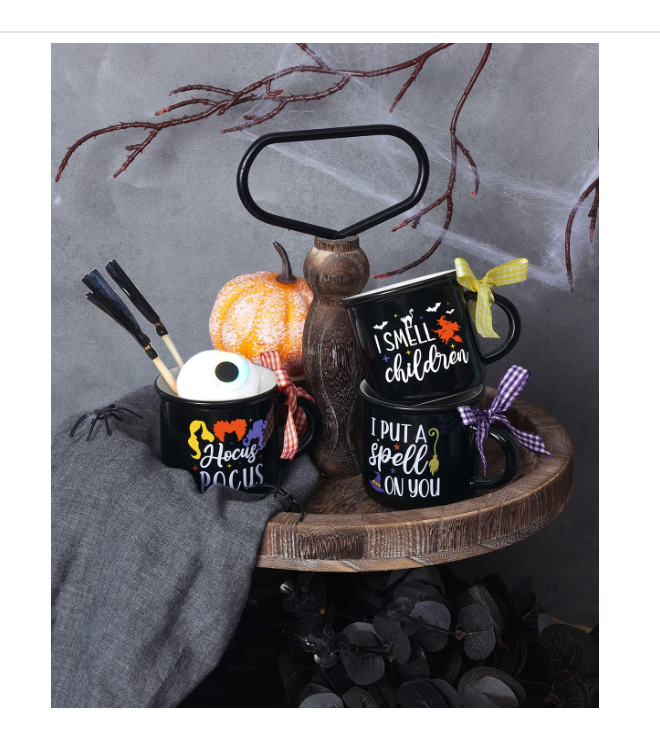 AZ Halloween Decor - Mini Coffee Latte Expresso Hot Chocolate Mug 3pc Set