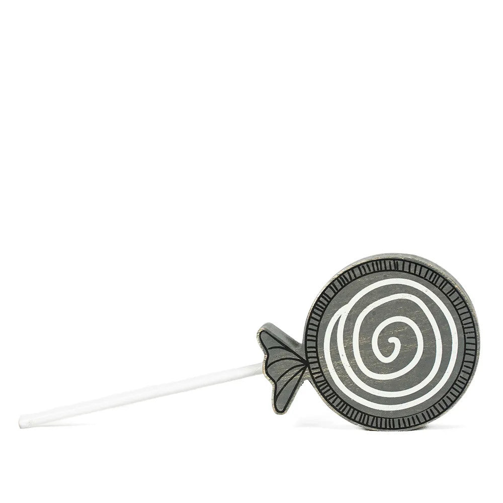 Adams & Co Halloween Decor - Lollipop Sucker Candy Chunky Wood Sitter
