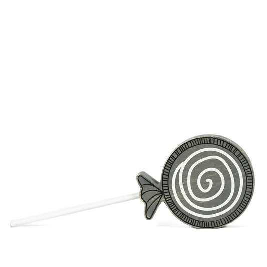 Adams & Co Halloween Decor - Lollipop Sucker Candy Chunky Wood Sitter