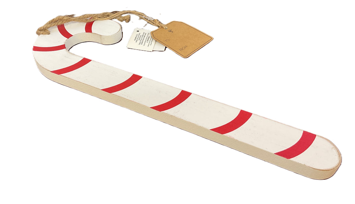 Adams & Co Christmas Decor - Red White Stripe Candy Canes Various Sizes