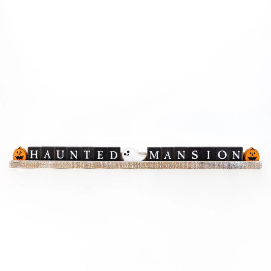 Adams & Co Halloween Decor - Haunted Mansion Ledgie Tile Holder Kit