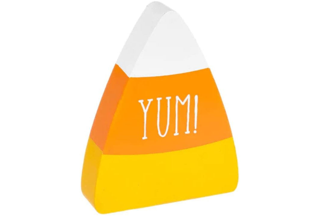 Collins Halloween Decor - Candy Corn Chunky Wood BUNDLE