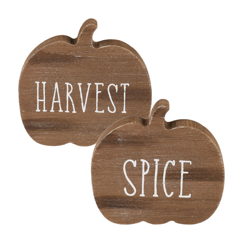 Collins Fall Decor - Small Harvest Spice Natural and White Pumpkins 5pc Set
