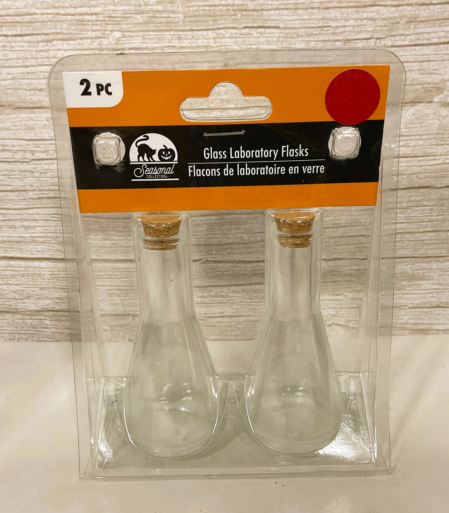 DT Halloween Supply Decor - Laboratory Glass Flasks Bottles 2 Sizes You Choose