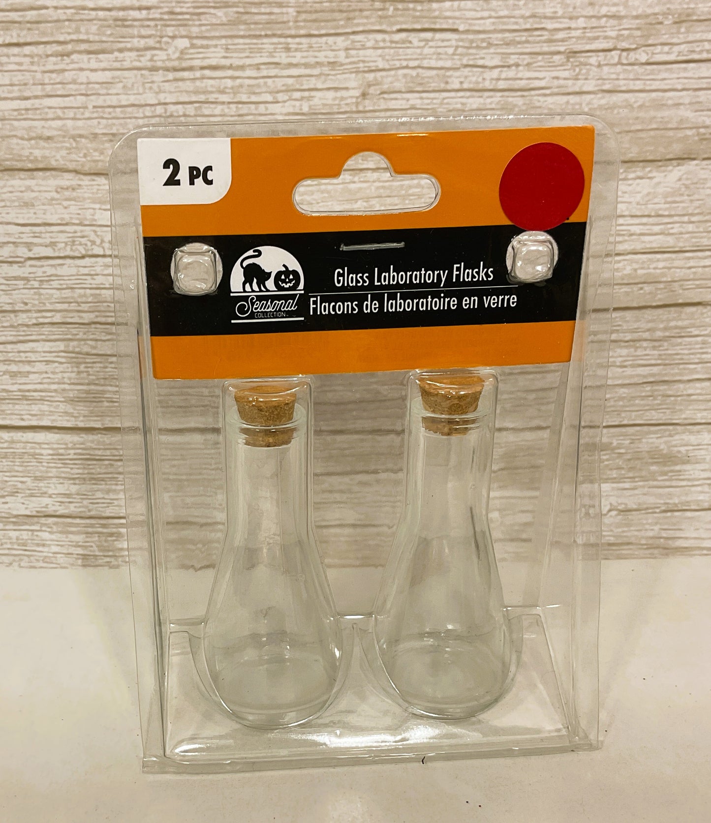 DT Halloween Supply Decor - Laboratory Glass Flasks Bottles 2 Sizes You Choose