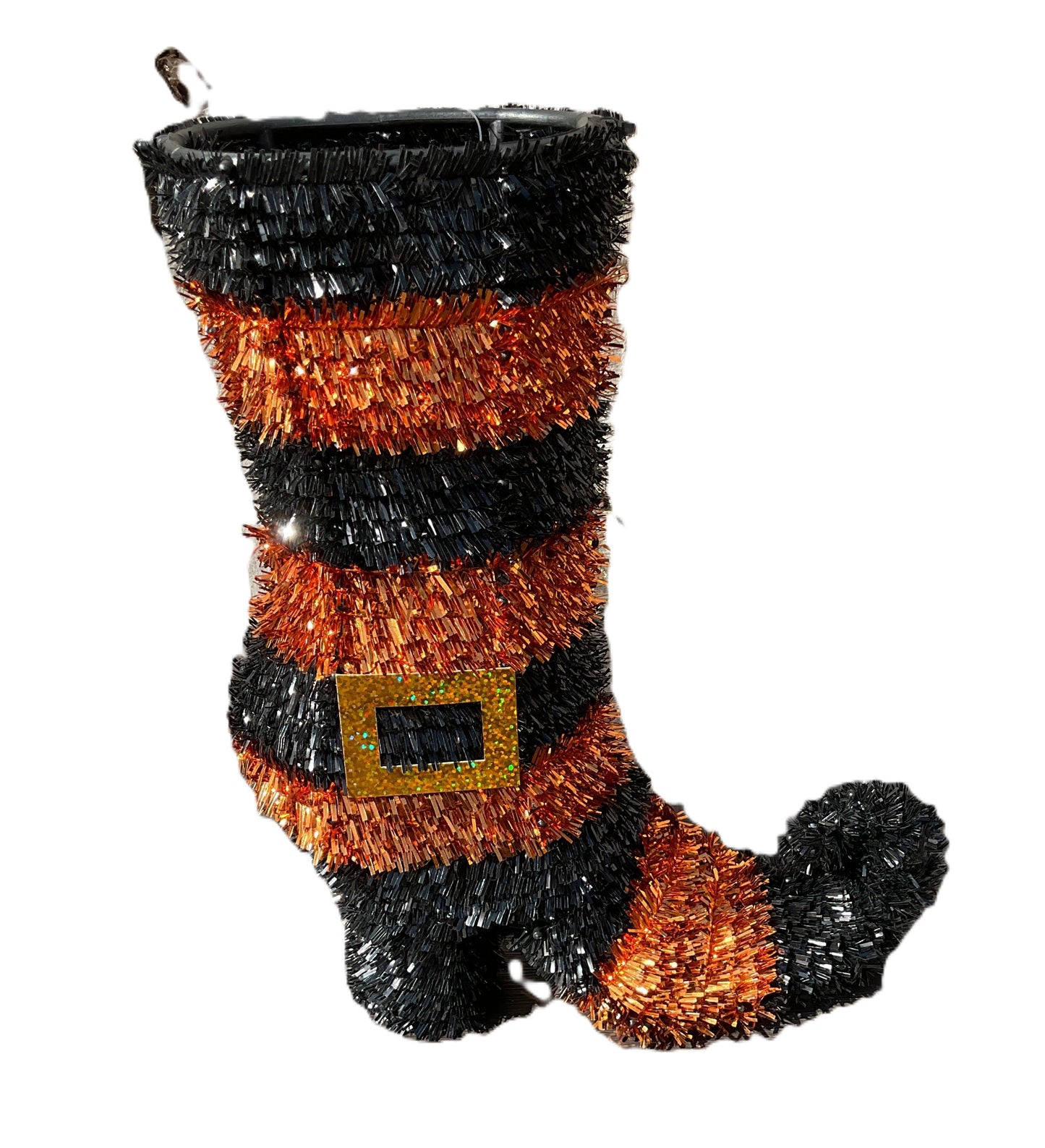 Darice Halloween Decor - Tinsel Witch Boot