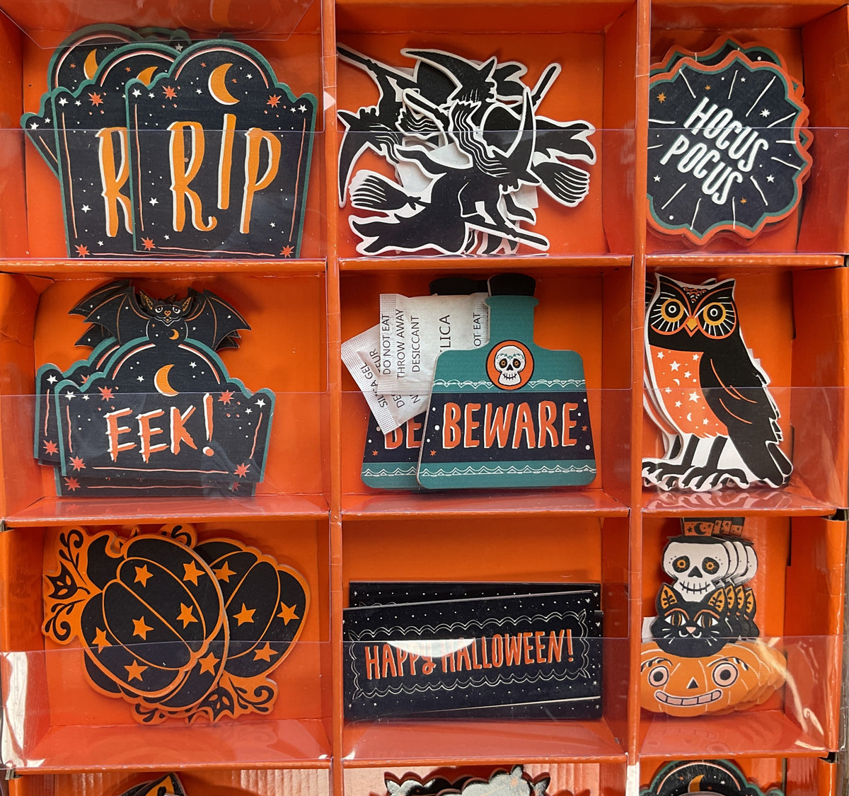 Darice Halloween Decor - Wood Icon Die Cuts Bulk 60pc Set