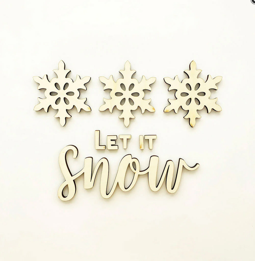 FD Craft Supply - DIY Let It Snow Base Kit for Click Frame