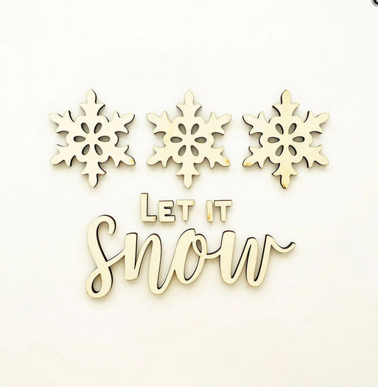 FD Craft Supply - DIY Let It Snow Base Kit for Click Frame