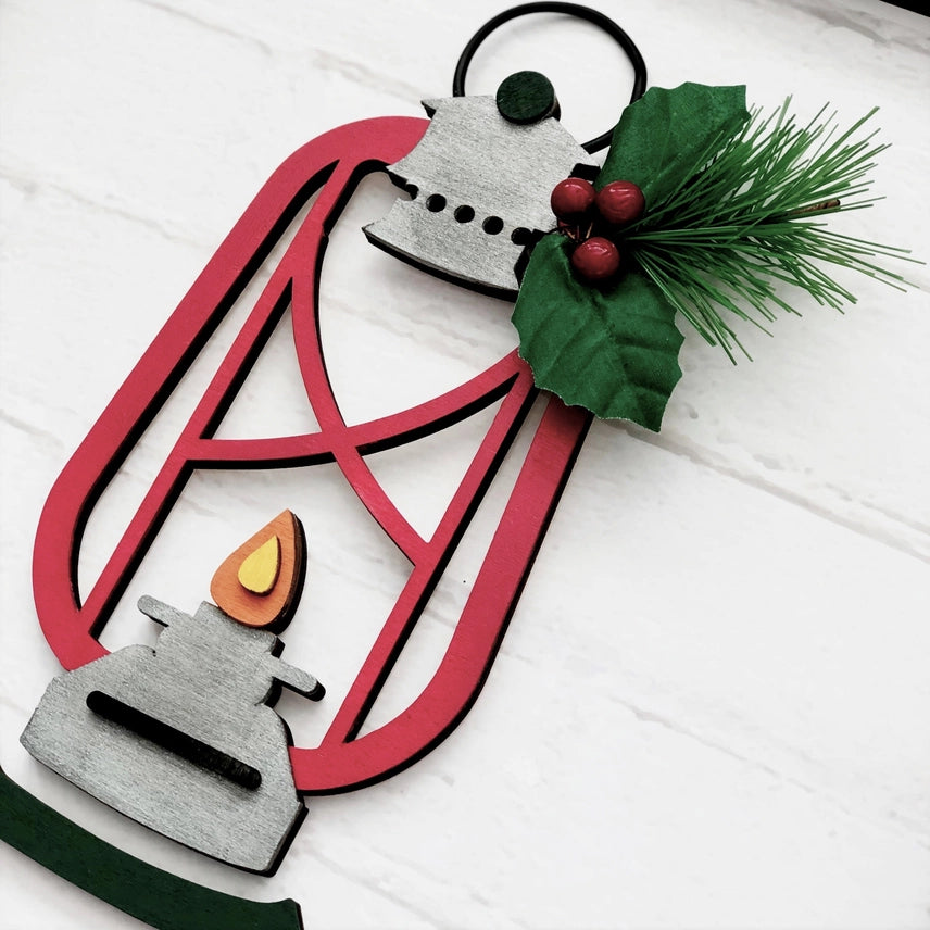 FD Christmas Craft Supply - DIY Vintage Lantern Base Kit for Click Frame