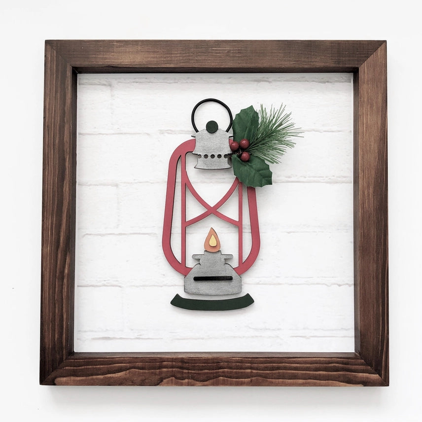 FD Christmas Craft Supply - DIY Vintage Lantern Base Kit for Click Frame