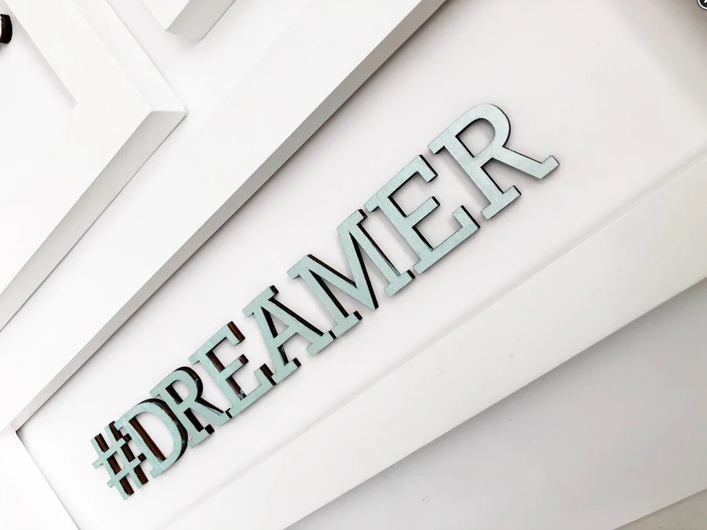FD Craft Supply - Unfinished Cutout Word Large Cap Letter Set