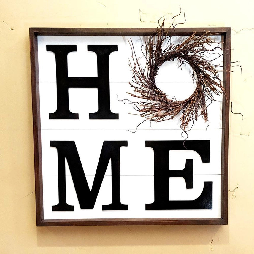 FD Home Craft Decor - Small Seasonal Wreath for Home Sign