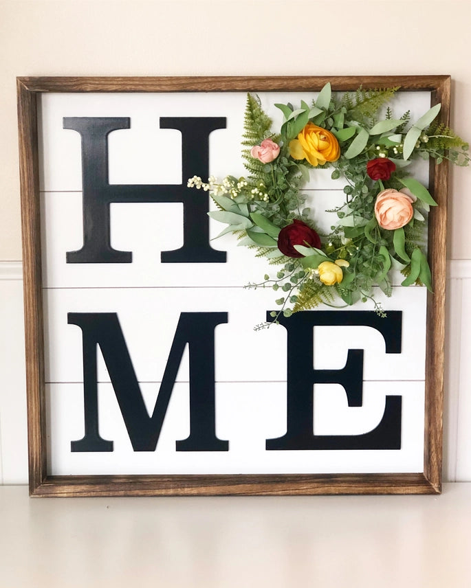 FD Home Craft Decor - Small Seasonal Wreath for Home Sign