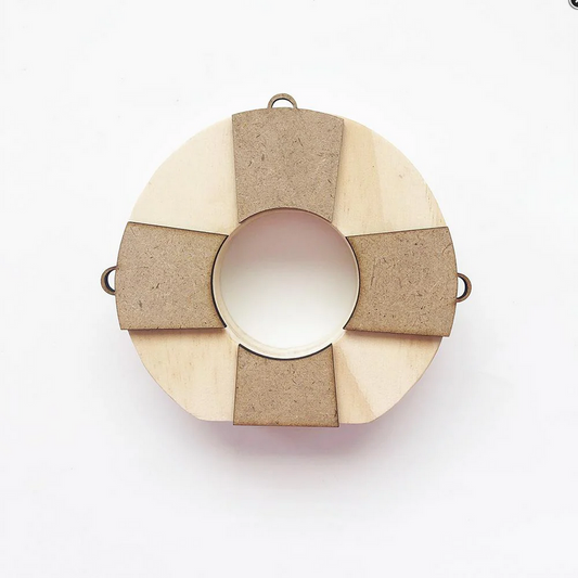 FD Summer Craft - DIY Beach Preserver Ring Interchangeable "O" for Home Sitter