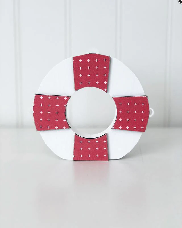 FD Summer Craft - DIY Beach Preserver Ring Interchangeable "O" for Home Sitter