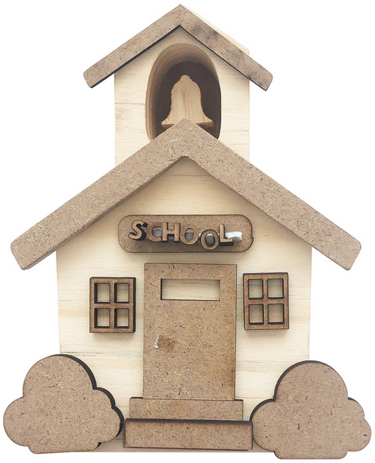 FD Summer Craft - DIY School House Base Interchangeable "O" for Home Sitter