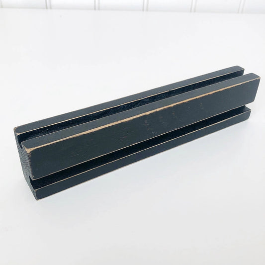 FD Home Craft Decor - Wood Scramble Tile Holders Black or White