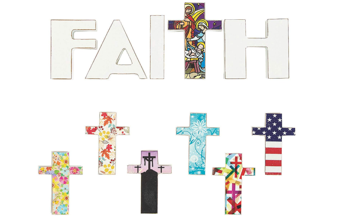FE-OTC Home Decor - Faith Interchangeable Cross Home Decor