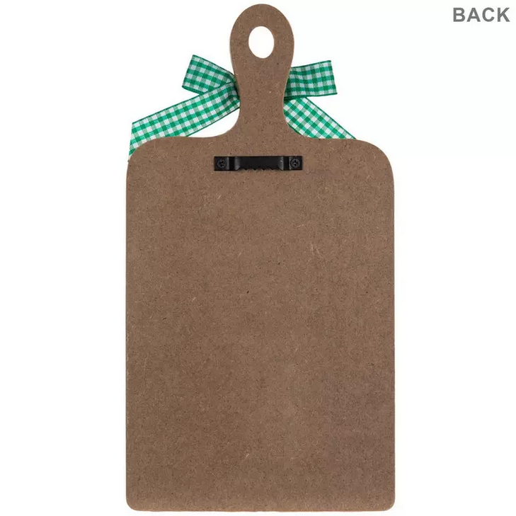 HL Christmas Decor - Wood Cutting Board Baking Bright Gingerbread Sign