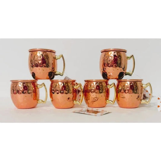 HL Kitchen Home - Fall Moscow Mule Copper Mini Mugs with Brass Handles