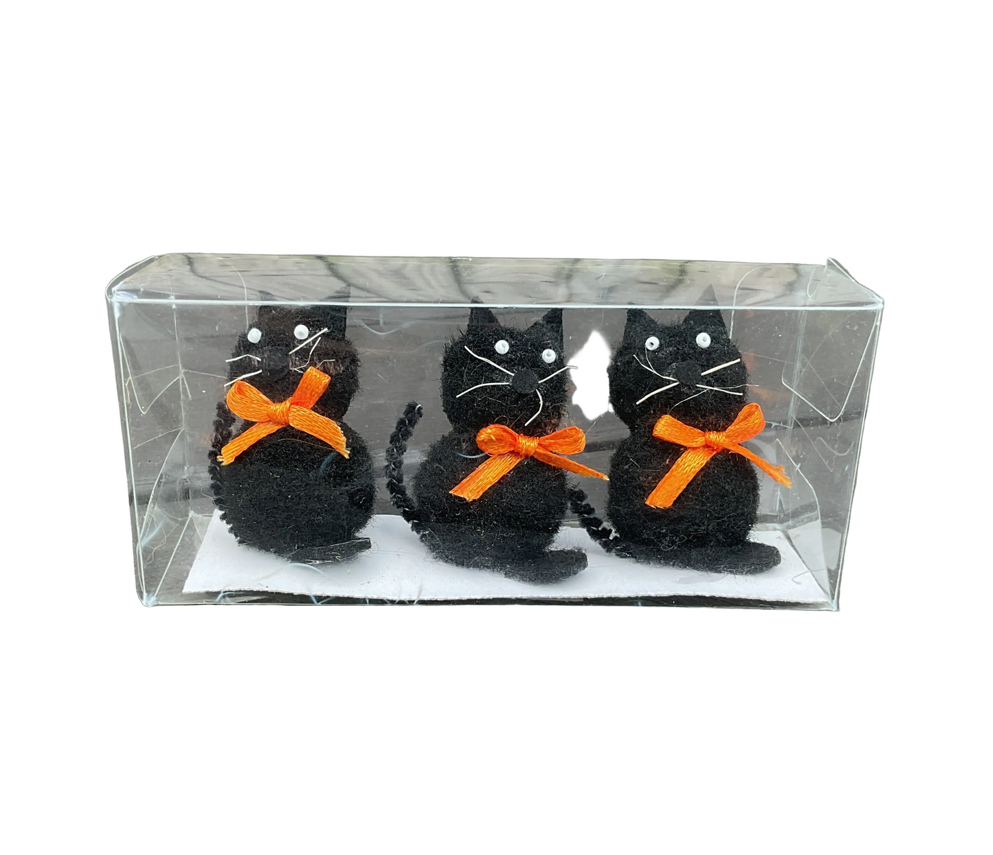 HL Halloween Supply - Cute Black Cat Pop Pom 3pc Set