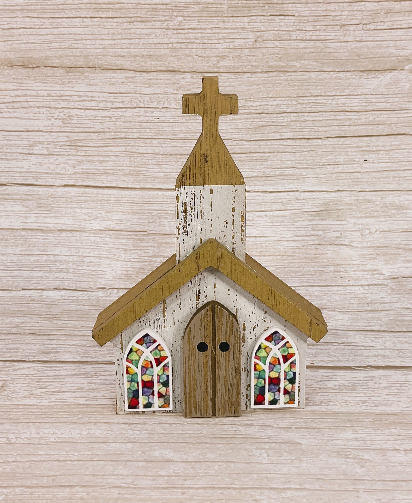 HL Easter Decor - Church Mini Tabletop Tier Tray Booth